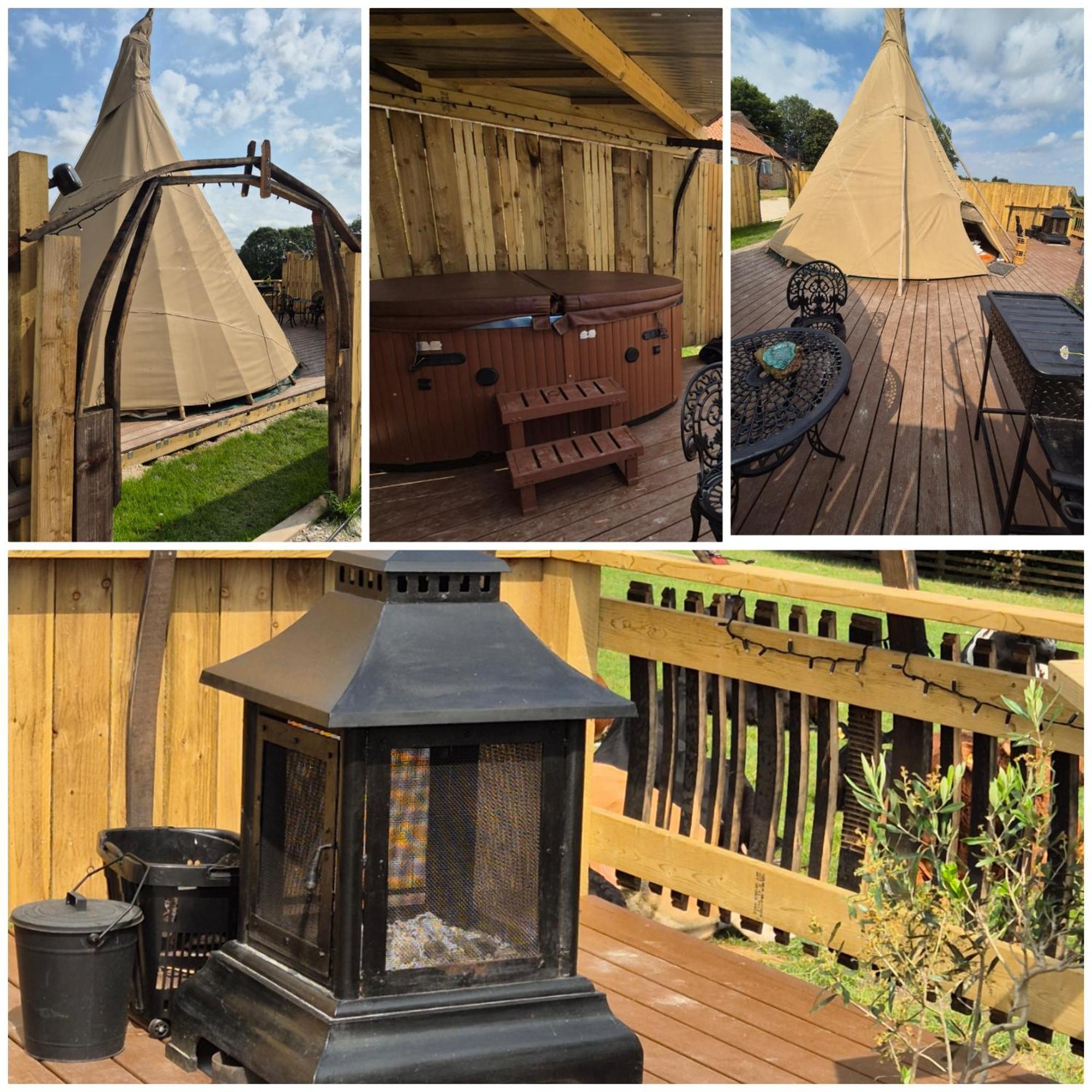 Burtree Country House, Tipi'S, Treehouse & Lodge & House Rooms With Hot Tubs In A Private Garden 서스크 외부 사진